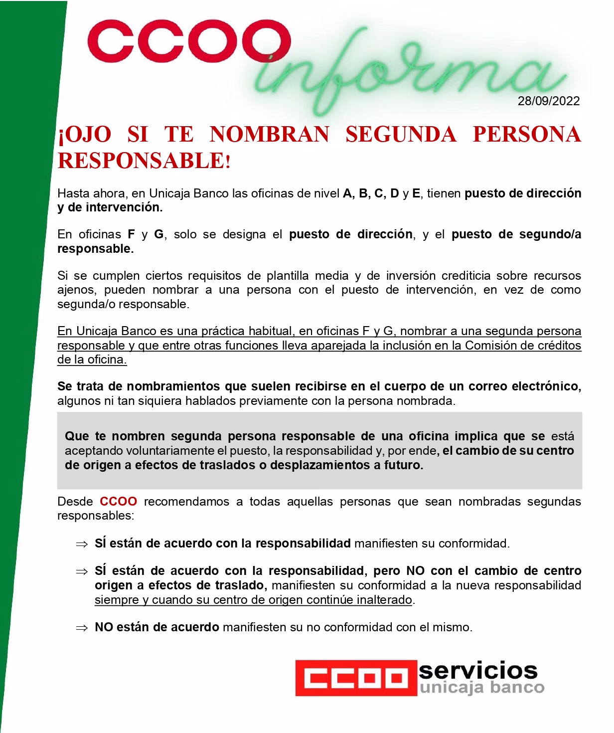 CCOO Informa