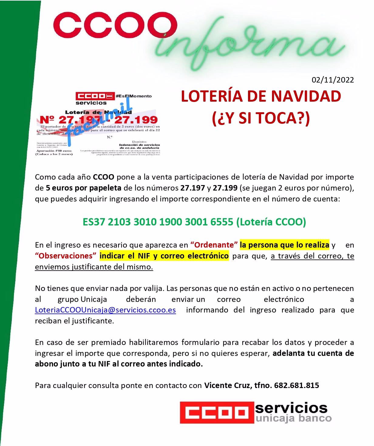 LOTERIA DE NAVIDAD 2022
