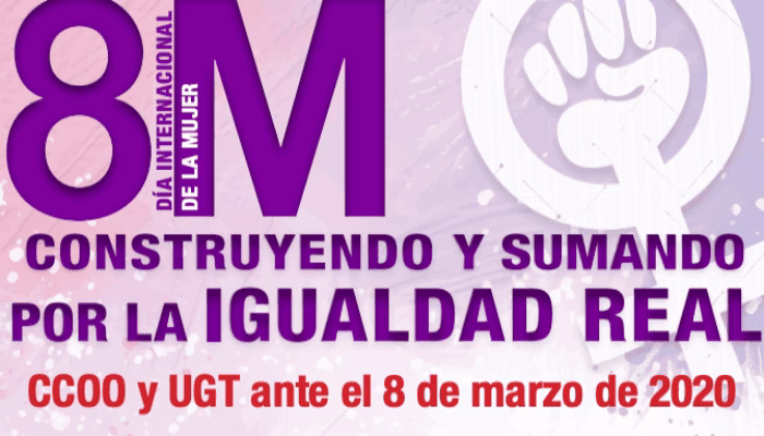 8 de Marzo: Construyendo y sumando por la IGUALDAD REAL