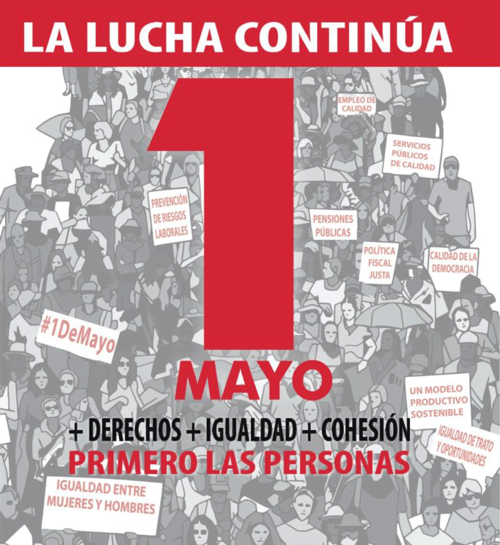 Primero de Mayo: Primero las Personas