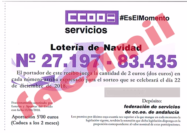 LOTERÍA DE NAVIDAD 2018